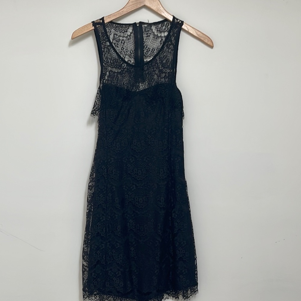 Lace Cocktail Dress in Black- LBD
